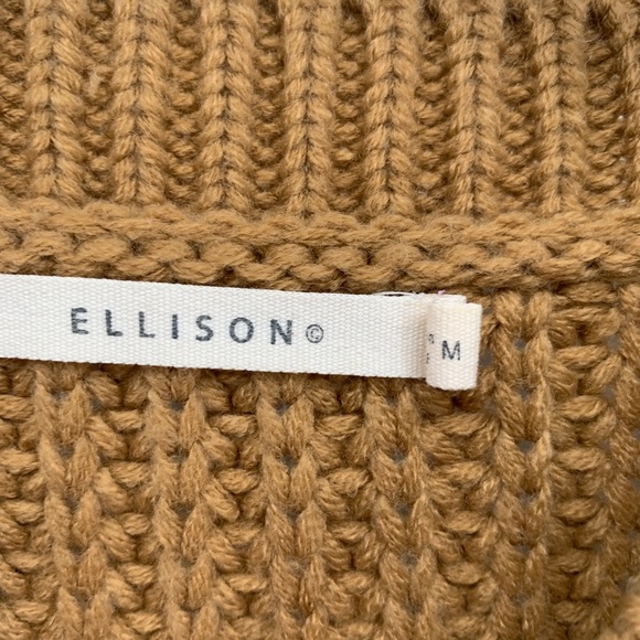 Ellison Chunky Knit Crewneck Sweater Medium - Picture 5 of 5